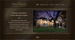 Desktop Screenshot of preferredcustomhomes.com